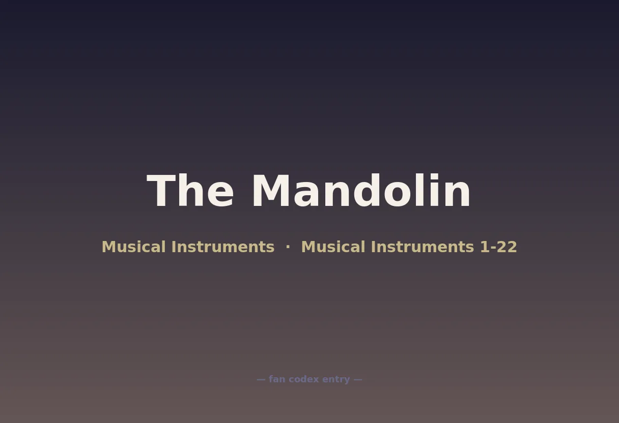 The Mandolin